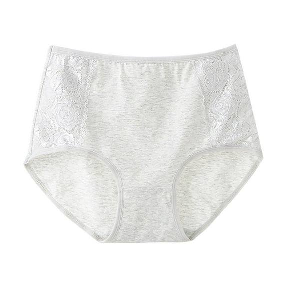 Bigersell Womens Seamless Underwear Clearance Crotchless Panties Lingerie Bikini Panty Style P-991 Spandex Shaping Panties Thong Underwear Ladies Briefs High Waist Women's Bikini Panties Silver L