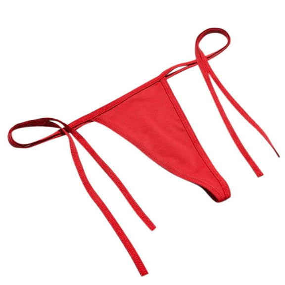 Bigersell Womens No Show Underwear Clearance Seamless High Waisted Underwear Seamless Panty Style P-1688 Polyester Cheeky Panties Thong Underwear Ladies Briefs Women's Panties Black,White,Red One Size