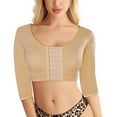 thumbnail image 1 of Bigersell Womens Sports Bras Multipack Clearance Support Bras Push-Up Bra Style R3359 V-Neck Seamless Bras Front Close Bra Closure Women Size Lace Sports Bra Beige XXL, 1 of 4