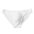 thumbnail image 1 of Bigersell Womens Underwear Bikini Clearance Cotton Seamless Underwear Women Bikini Panty Style P-1586 Spandex Shaping Panties Ladies Seamless Thong Briefs High Waist Women's Bikini Panties White M, 1 of 3