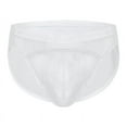 thumbnail image 1 of Bigersell Womens Underwear Bikini Clearance Womens Period Underwear Cheeky Panty Style P-173 Nylon Brief Panties Lace Thong Briefs Mid Waist Women Cheeky Panties White L, 1 of 3