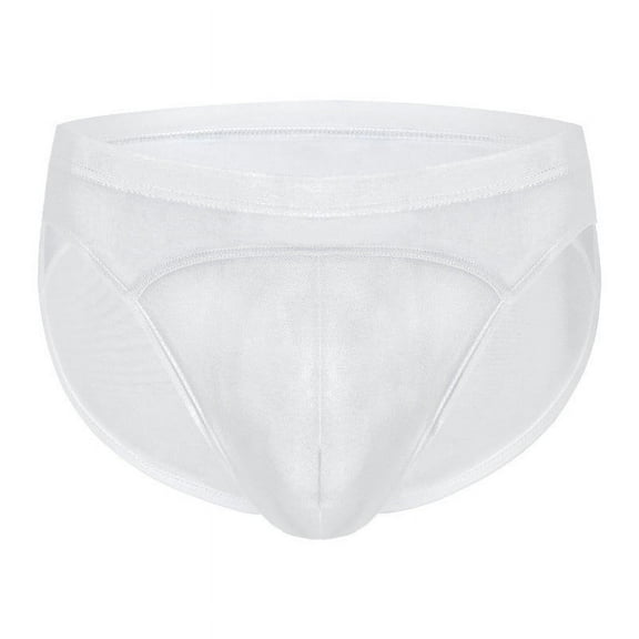 Bigersell Womens Underwear Bikini Clearance Womens Period Underwear Cheeky Panty Style P-173 Nylon Brief Panties Lace Thong Briefs Mid Waist Women Cheeky Panties White L