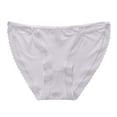 thumbnail image 1 of Bigersell Womens Underwear Bikini Clearance Thong Underwear Cheeky Panty Style P-1223 Nylon Brief Panties Lace Thongs Briefs Mid Waist Women Cheeky Panties Blue L, 1 of 2