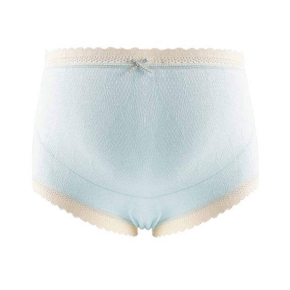 Bigersell Womens Underwear Cheeky Clearance Lingerie Underwear Period Panty Style P-822 Spandex Thong Panties Thong Underwear Briefs High Waist Women's Panties Blue XL