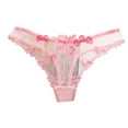 thumbnail image 1 of Bigersell Womens Underwear Cotton Clearance String Bikini Underwear Women Boy Shorts Panty Style P-613 Cotton Plus Size Panties Thong Bikini Sets Ladies Briefs Mid Waist Women's Panties Pink One Size, 1 of 8