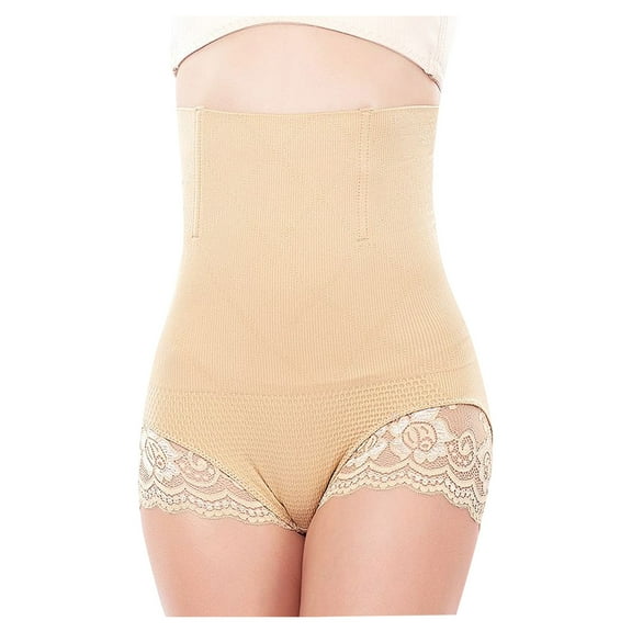 Bigersell Womens Underwear Cotton Clearance Underwear Women High Cut Panty Style P-910 Cotton Plus Size Panties Ladies Thongs Briefs Mid Waist Women's Briefs Beige XL