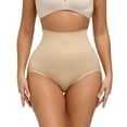 thumbnail image 1 of Bigersell Womens Underwear Seamless Clearance No Show Underwear Boy Shorts Panty Style P-1050 Cotton Boyshort Panties Plus Size Thongs Briefs Mid Waist Women's Bikini Panties Beige One Size, 1 of 8
