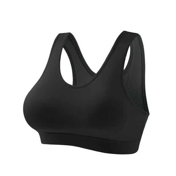 Bigersell Workout Sports Bras for Women Deals Women Bras Bralette Bra Style B612 V-Neck Padded Bras Pull-On Bra Closure Juniors Size T Shirt Bras for Women Black XL
