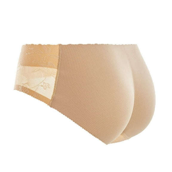 Bigersell Workout Underwear for Women Clearance Crotchless Panties High Cut Panty Style P-1037 Cotton Plus Size Panties Ladies Thongs Briefs Mid Waist Women's Briefs Beige M
