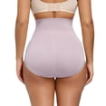 thumbnail image 1 of Bigersell Workout Underwear for Women Clearance Womens Cotton Underwear High Cut Panty Style P-1050 Cotton Plus Size Panties Thongs Ladies High Waist Briefs Mid Waist Women's Briefs Purple One Size, 1 of 5
