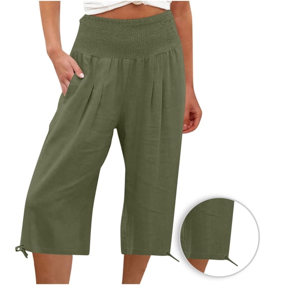 Bigersell Yoga Pants Women's Loose Shrink Wide Leg Pants High Waisted Straight Pants Mint Green 3xl