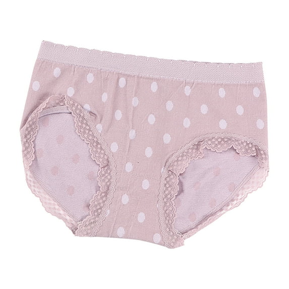 Bigersell Cotton Boyshort Underwear for Women Clearance Thong Panties G-Strings Panty Style P-1458 Nylon Period Panties Cotton Thong Briefs Mid Waist Women's Bikini Panties Purple F