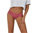 thumbnail image 1 of Bigersell Cotton Panties Clearance Thong Underwear Women Period Panty Style P-950 Spandex Thong Panties Ladies Thongs Briefs High Waist Women's Panties Wine L, 1 of 6