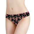 thumbnail image 1 of Bigersell Cotton Underwear Women Clearance No Show Underwear Women Cheeky Panty Style P-1016 Nylon Period Panties Lace Thong Briefs Mid Waist Women Cheeky Panties Red XL, 1 of 6
