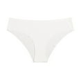 thumbnail image 1 of Bigersell Cotton Underwear for Women Clearance Women's Briefs Cheeky Panty Style P-1668 Nylon Period Panties Thong Briefs Mid Waist Women Cheeky Panties White L, 1 of 2