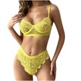 thumbnail image 1 of Bigersell Crotchless Panties Clearance Period Panties Women Tangas Panty Style P-953 Spandex Shaping Panties High Waisted Thongs Ladies Briefs High Waist Women's Panties Yellow S, 1 of 7