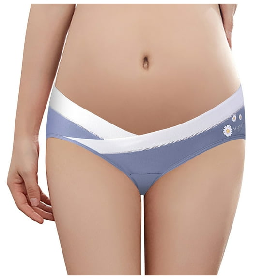 Bigersell Crotchless Underwear Clearance Cotton Underwear Bikini Panty Style P-272 Spandex Thong Panties Thongs Briefs High Waist Women's Bikini Panties Blue XXL