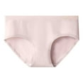 thumbnail image 1 of Bigersell Crotchless Underwear Clearance Womens Boxers Underwear Briefs Panty Style P-1005 Polyester Bikini Panties Ladies Thongs Briefs High Waist Women's Panties Beige L, 1 of 2