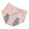 thumbnail image 1 of Bigersell High Cut Underwear Women Clearance Women's Underwear Briefs Panty Style P-323 Polyester Cheeky Panties Ladies Thongs Briefs High Waist Women's Panties Beige XXL, 1 of 6
