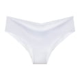 thumbnail image 1 of Bigersell Lace Underwear Clearance Plus Size Panties Briefs Panty Style P-918 Polyester Bikini Panties Thong Underwear Briefs High Waist Women's Panties White S, 1 of 3