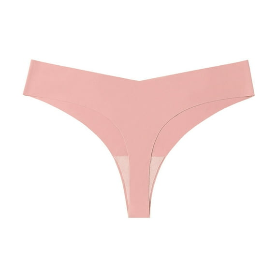 Bigersell Ladies Underwear Panties Clearance Women Underwear Boy Shorts Panty Style P-1666 Cotton Boyshort Panties Seamless Thong Briefs Mid Waist Women's Bikini Panties Pink L