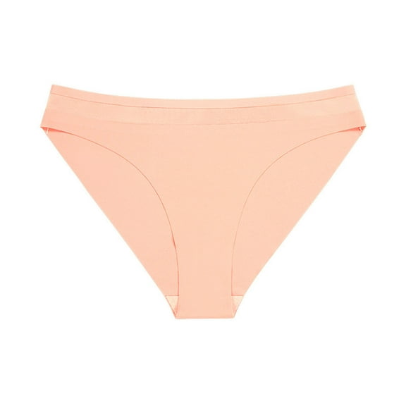 Bigersell Leakproof Underwear for Women Clearance String Bikini Underwear Women G-Strings Panty Style P-1669 Nylon Brief Panties Ladies Thongs Seamless Briefs Mid Waist Women's Bikini Panties Pink XL