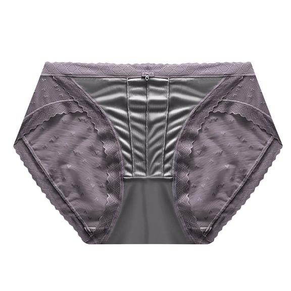 Bigersell Lingerie Underwear Clearance Period Underwear Period Panty Style P-1928 Spandex Thong Panties Ladies Underwear Thong Briefs High Waist Women's Panties Purple L