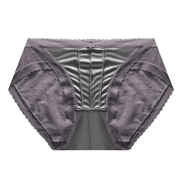 Bigersell Lingerie Underwear Clearance Period Underwear Period Panty Style P-1928 Spandex Thong Panties Ladies Underwear Thong Briefs High Waist Women's Panties Purple L