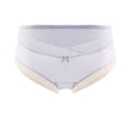 thumbnail image 1 of Bigersell Lingerie Underwear Clearance Women Underwear Cotton Bikini Panty Style P-400 Polyester Cheeky Panties No Show Thongs Ladies Briefs High Waist Women's Panties Purple XL, 1 of 2