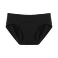 thumbnail image 1 of Bigersell Open Crotch Panties Clearance Cotton Bikini Underwear Women High Cut Panty Style P-1602 Cotton Plus Size Panties Ladies Thong Underwear Briefs Mid Waist Women's Briefs Black S, 1 of 3