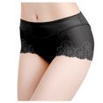 thumbnail image 1 of Bigersell Padded Underwear for Women Clearance Cotton Thong Underwear Women Briefs Panty Style P-1278 Polyester Cheeky Panties Ladies Thongs Briefs High Waist Women's Panties Black XL, 1 of 8