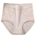 thumbnail image 1 of Bigersell Panties for Women Clearance Seamless Panties Women Thong Panty Style P-1781 Nylon Brief Panties Ladies Cotton Thongs Briefs Mid Waist Women's Briefs Gray XL, 1 of 3