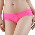 thumbnail image 1 of Bigersell No Panty Line Underwear Women Clearance Womens Boy Shorts Underwear Briefs Panty Style P-1496 Polyester Cheeky Panties Ladies Thongs Briefs High Waist Women's Panties Hot Pink S, 1 of 8