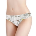 thumbnail image 1 of Bigersell Plus Size Cotton Underwear for Women Clearance Nylon Panties Women Cheeky Panty Style P-1011 Nylon Period Panties Seamless Thongs Briefs Mid Waist Women Cheeky Panties Beige L, 1 of 7