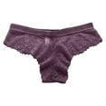thumbnail image 1 of Bigersell Plus Size Cotton Underwear for Women Clearance Womens Seamless Underwear Boyshort Thongs Panty Style P-449 Cotton Plus Size Panties Seamless Thongs Briefs Mid Waist Women's Panties Purple L, 1 of 3