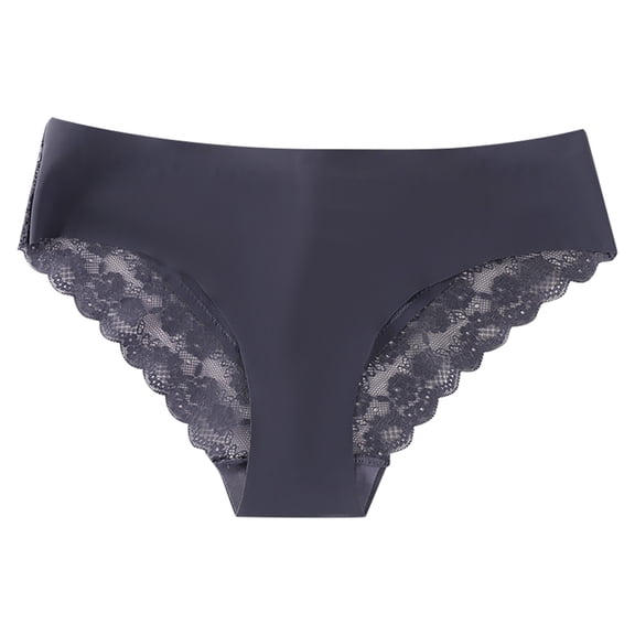 Bigersell Plus Size Panties for Women Clearance Underwear Women Thong Panty Style P-1452 Nylon Brief Panties Thongs Ladies High Waist Briefs Mid Waist Women's Briefs Blue M