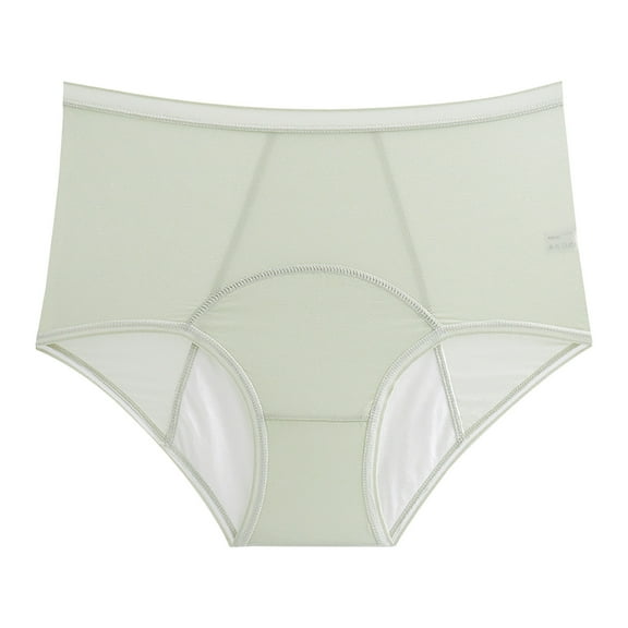 Bigersell Plus Size Underwear Clearance Shaping Underwear Women Thong Panty Style P-587 Nylon Brief Panties Thong Panties Briefs Mid Waist Women's Briefs Green 3Xl