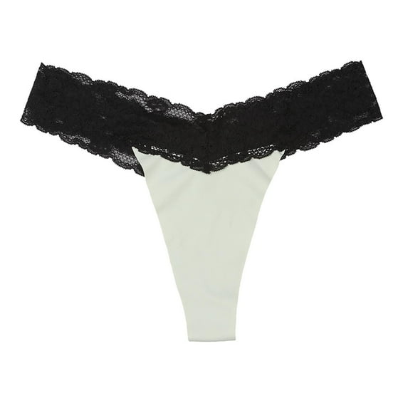 Bigersell Plus Size Underwear for Women 4X-5X Clearance Womens Period Underwear G-Strings Panty Style P-578 Nylon Period Panties Seamless Thong Briefs Mid Waist Women's Bikini Panties Green L