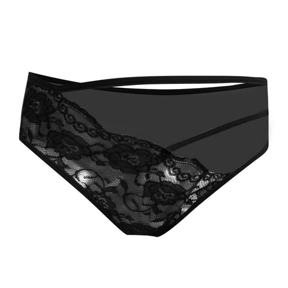 Bigersell No Show Underwear Clearance Womens Underwears Boyshort Thongs Panty Style P-546 Cotton Plus Size Panties Thong Bikini Briefs Mid Waist Women Cheeky Panties Black L