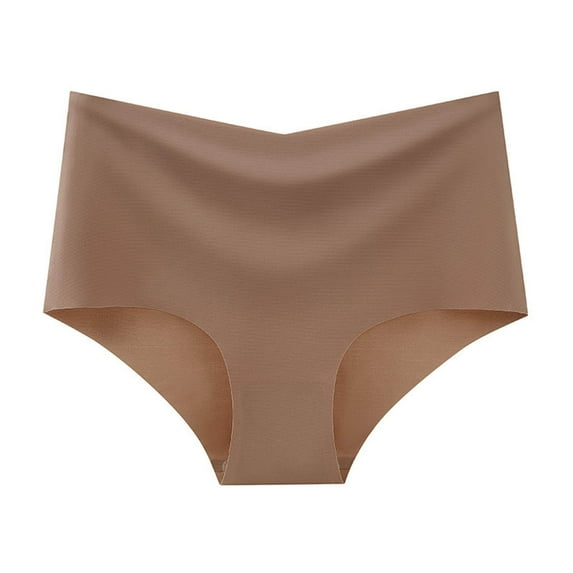 Bigersell String Bikini Underwear for Women Clearance Womens Cotton Panties Tangas Panty Style P-917 Spandex Thong Panties Seamless Underwear Ladies Thong Briefs High Waist Women's Panties Coffee XXL