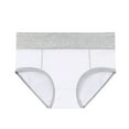 thumbnail image 1 of Bigersell Underwearss for Women Clearance Womens Underwear Bikini Seamless Panty Style P-1649 Polyester Cheeky Panties Cotton Thong Underwear Ladies Briefs High Waist Women's Panties Multicolor XXL, 1 of 4