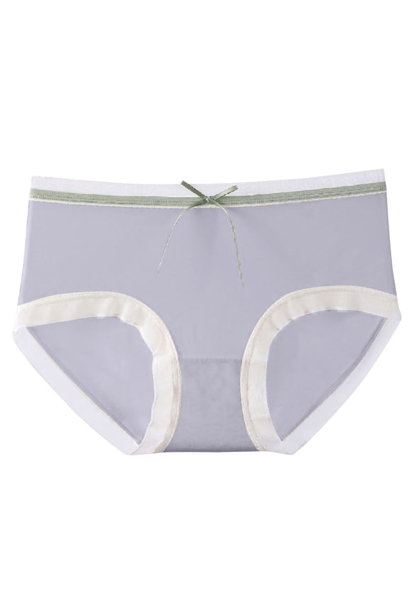 Woman Underwear Clearance Ladies Underwear Panties Cotton Briefs Panty Style P-896 Polyester Bikini Panties G String Thongs Ladies Briefs High Waist Women's Panties Blue M