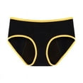thumbnail image 1 of Bigersell Woman Underwear Cotton Clearance Maternity Underwear Seamless Panty Style P-1602 Polyester Cheeky Panties High Waisted Thong Briefs High Waist Women's Bikini Panties Yellow 5Xl, 1 of 3