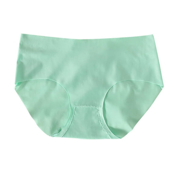 Bigersell Womans Underwear Clearance No Panty Line Underwear Women G-Strings Panty Style P-945 Nylon Period Panties Cotton Thongs Ladies Briefs Mid Waist Women's Bikini Panties Green XL