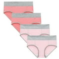 thumbnail image 1 of Bigersell Women's Briefs Clearance Bikini Panties Women Thong Panty Style P-1301 Nylon Period Panties Ladies Cotton Thongs Briefs Mid Waist Women's Briefs Multicolor XL, 1 of 8