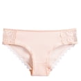 thumbnail image 1 of Bigersell Women's Cotton Underwear Clearance Cotton Briefs Women High Cut Panty Style P-766 Cotton Boyshort Panties Thong Panties Briefs Mid Waist Women's Briefs Pink L, 1 of 6