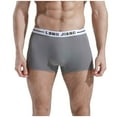thumbnail image 1 of Bigersell Women's Underwear Clearance Cotton Boyshort Underwear Women Boyshort Thongs Panty Style P-1801 Cotton Plus Size Panties Lace Thongs Briefs Mid Waist Women Cheeky Panties Gray XL, 1 of 5