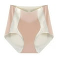 thumbnail image 1 of Bigersell Women Underwear Cotton Clearance Womens Underwears Bikini Panty Style P-1603 Polyester Bikini Panties Seamless Thongs Ladies Briefs High Waist Women's Panties Pink M, 1 of 2