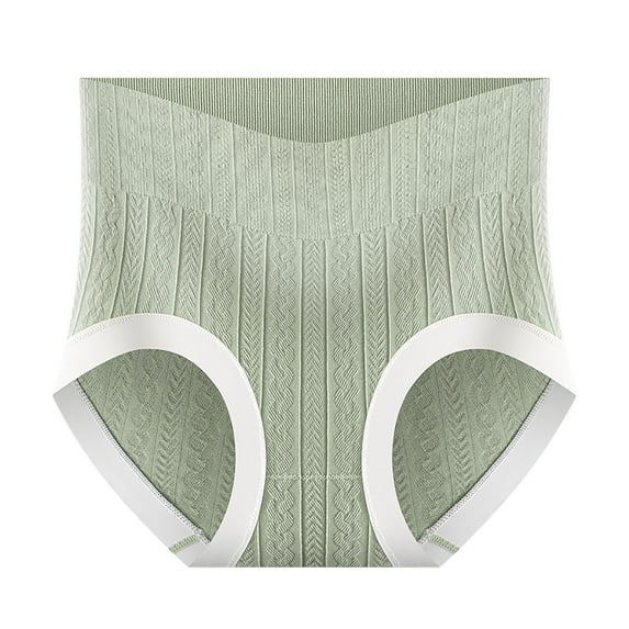 Bigersell Womens Boyshorts Underwear Clearance Cotton Underwear Women Seamless Period Panty Style P-1224 Spandex Shaping Panties G String Thongs Ladies Briefs High Waist Women's Panties Green XL