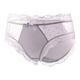 thumbnail image 1 of Bigersell Womens Panties Clearance Women Underwear Seamless Period Panty Style P-1920 Spandex Thong Panties Ladies Thongs Briefs High Waist Women's Panties Purple XL, 1 of 8